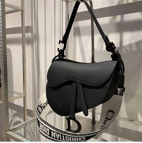 dior saddle all black|christian dior saddle bag.